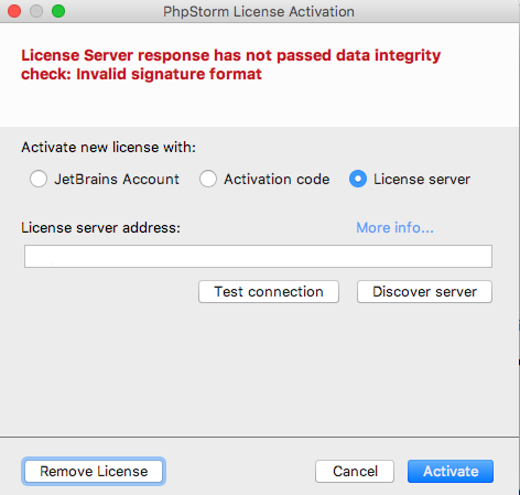 webstorm license server proxy
